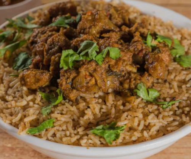 Goat Sokha Biryani.