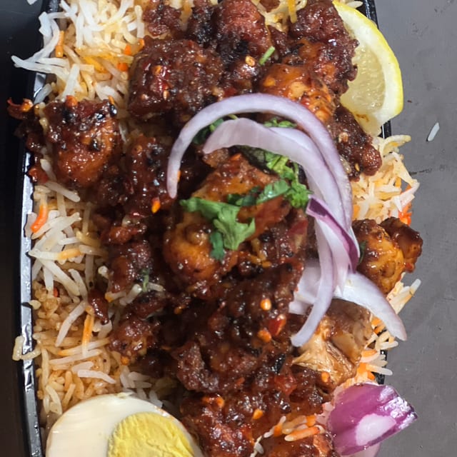 Mirchi Chicken Biryani.