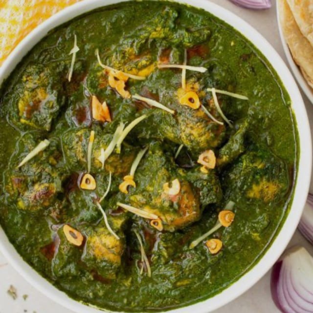 Palak Chicken.