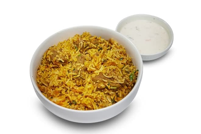Goat Sokha Biryani.